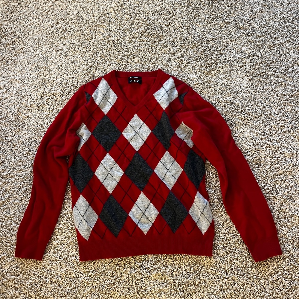 Mens 100% cashmere sweater - large